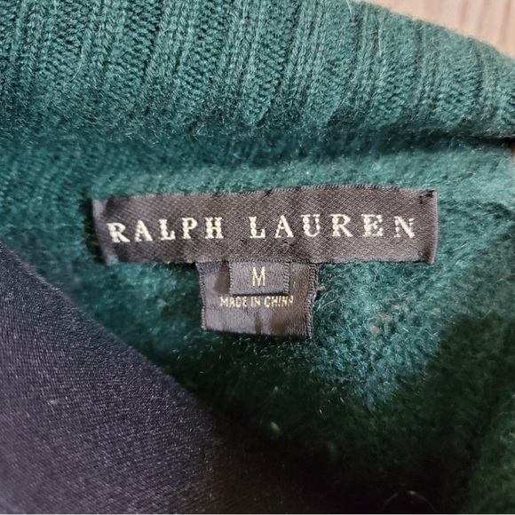Vintage Ralph Lauren Black Label Cashmere Half Zip Sweater - Picture 4 of 4